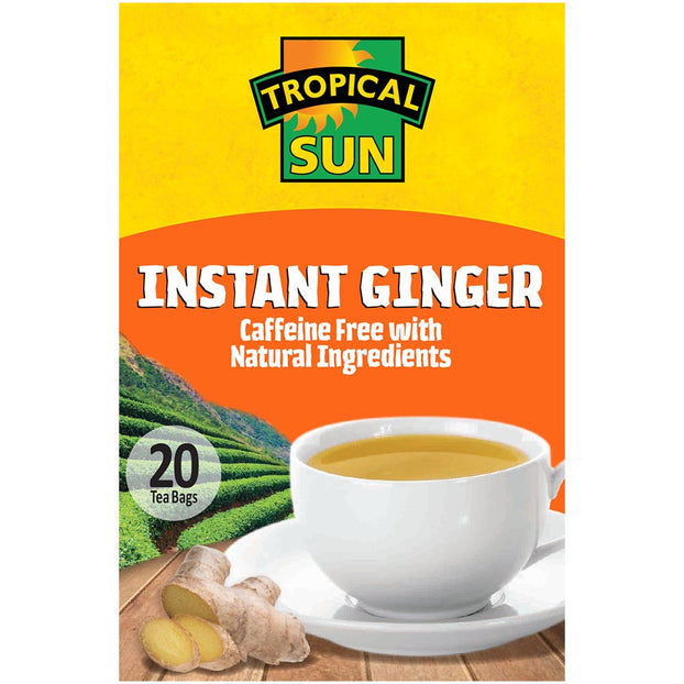 Tropical Sun Instant Ginger Tea - 20 Bags Pack – The Spice Porter